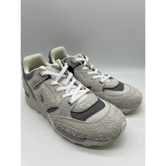 Polo Ralph Lauren Men's Trackster 200 Hairy Gray Suede Sneakers Size 11 - Picture 11 of 12